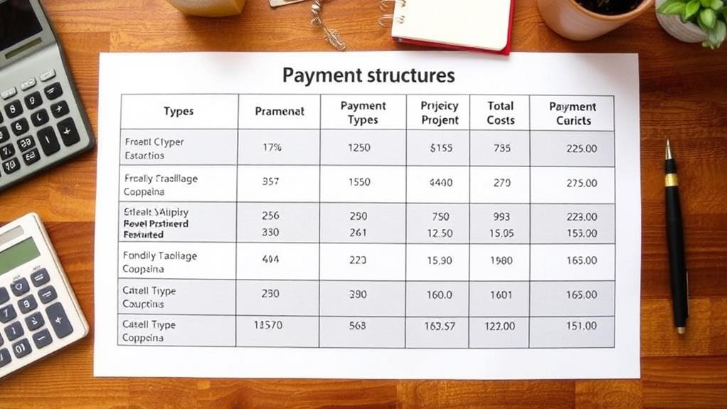 payment structure analysis overview